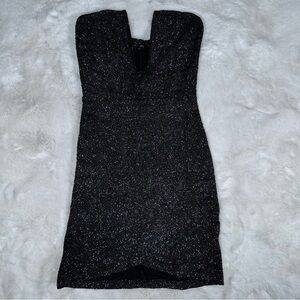 Forever 21 Sparkly Bodycon Black Homecoming Dress